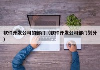 软件开发公司的部门（软件开发公司部门划分）